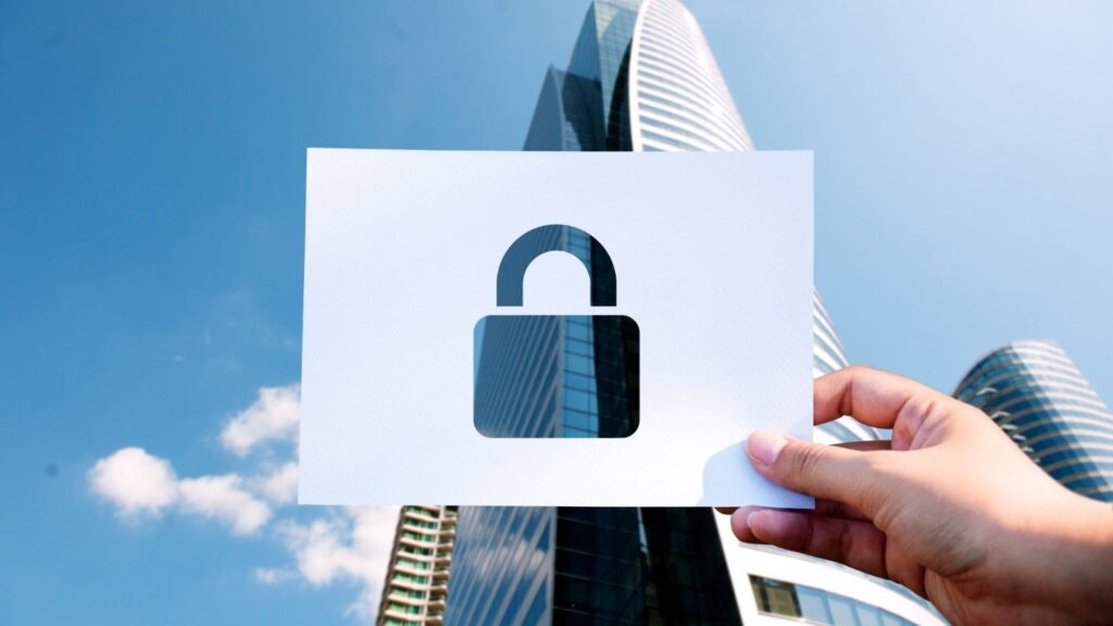 network security system perforated paper padlock (1)